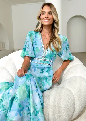 Avianna Midi Dress - Mint Ziah