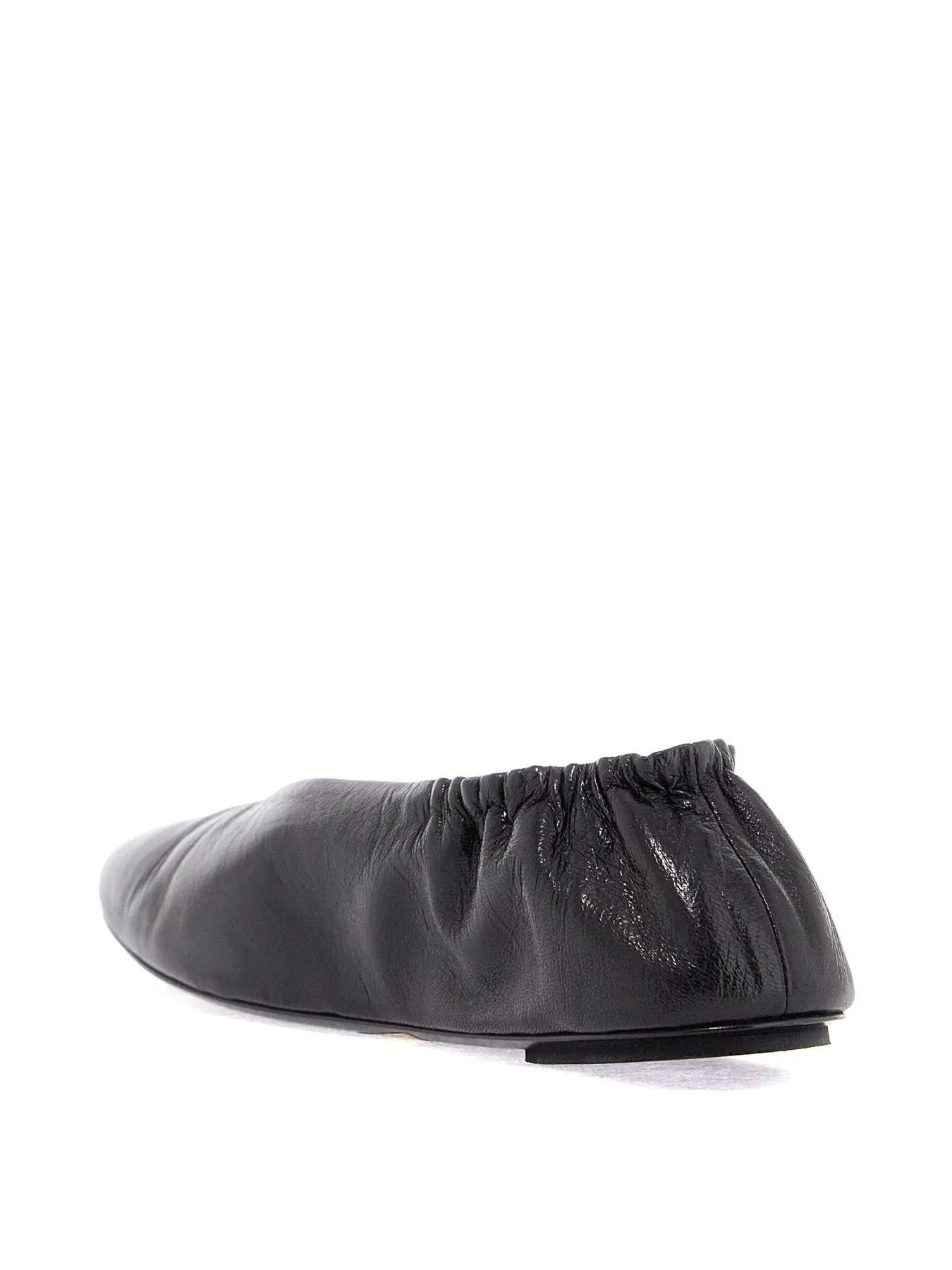 Ballerina Crinkled Leather Flats
