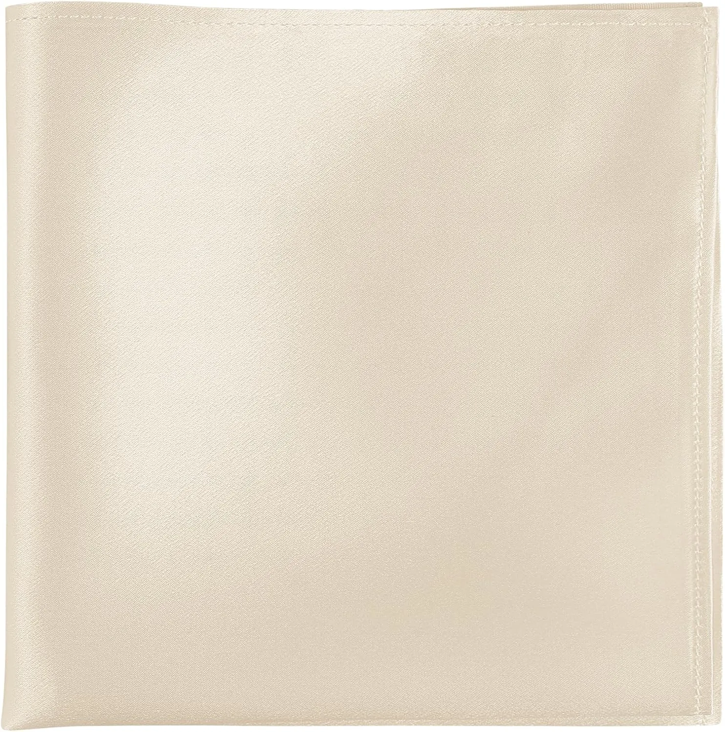 MANSPHIL 100% Real Mulberry Silk Pocket Square for Men, 11x11 Inch Solid Handkerchiefs, Multi Colors
