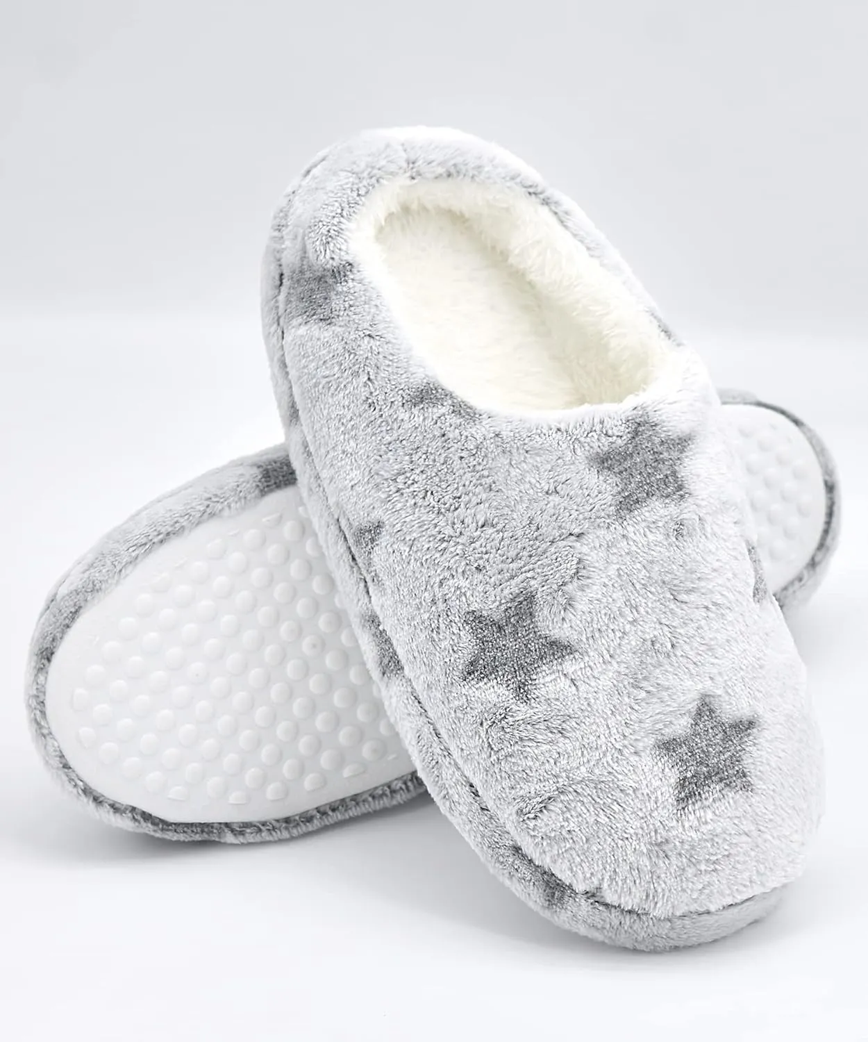 Panda Bros Women's Memory Foam Slippers Comfort Plush Fleece Lined House Shoes for Indoor & Outdoor