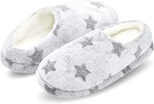 Panda Bros Women's Memory Foam Slippers Comfort Plush Fleece Lined House Shoes for Indoor & Outdoor
