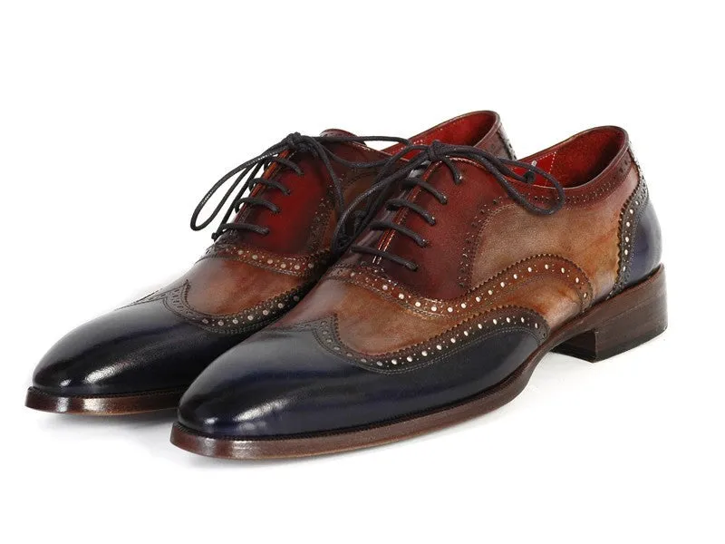 Paul Parkman Men's Three Tone Wingtips