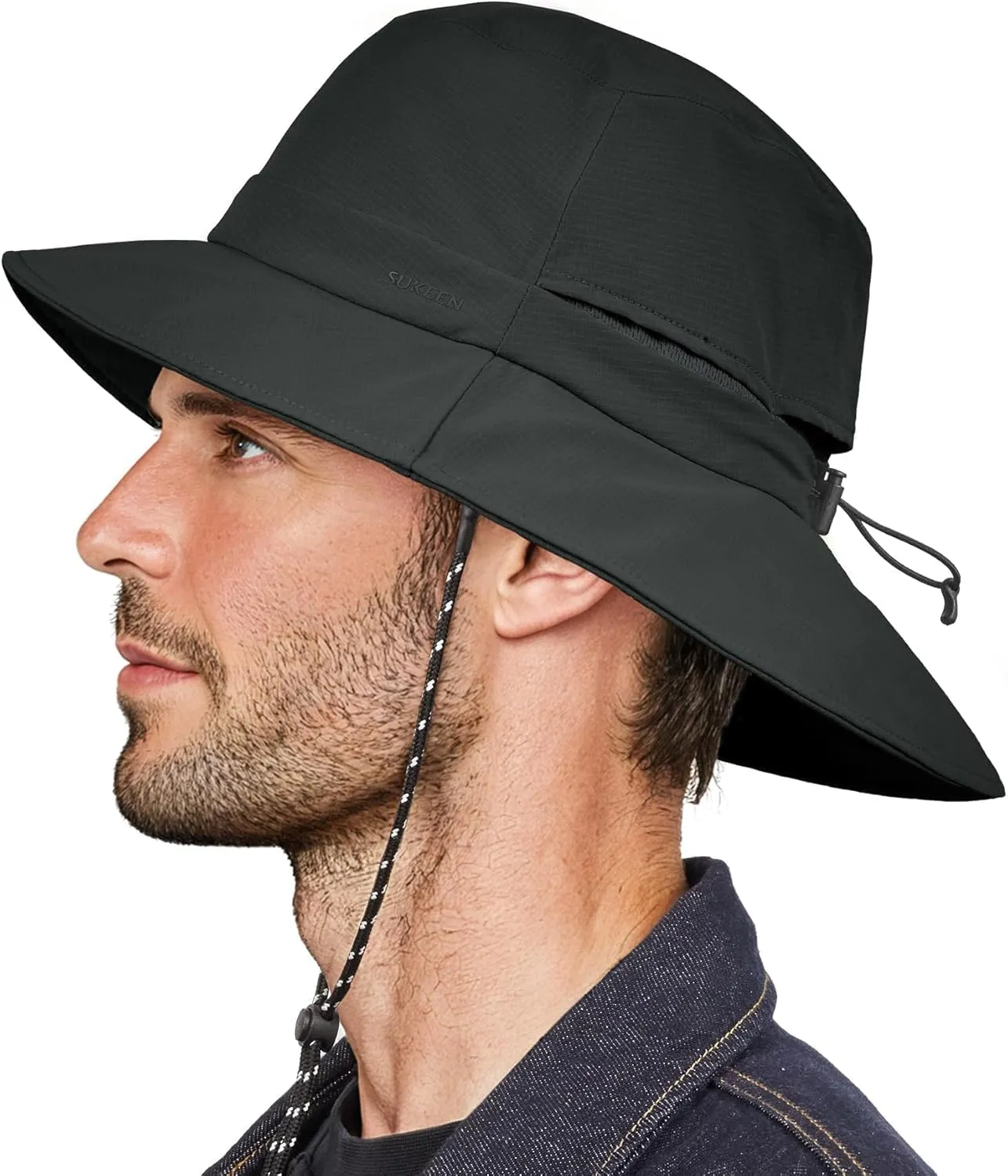 Sukeen Bucket Hat, Waterproof, Skin-Friendly, Shields Neck, Quick-Dry, Breathable, Hat for Fishing, Travel hat